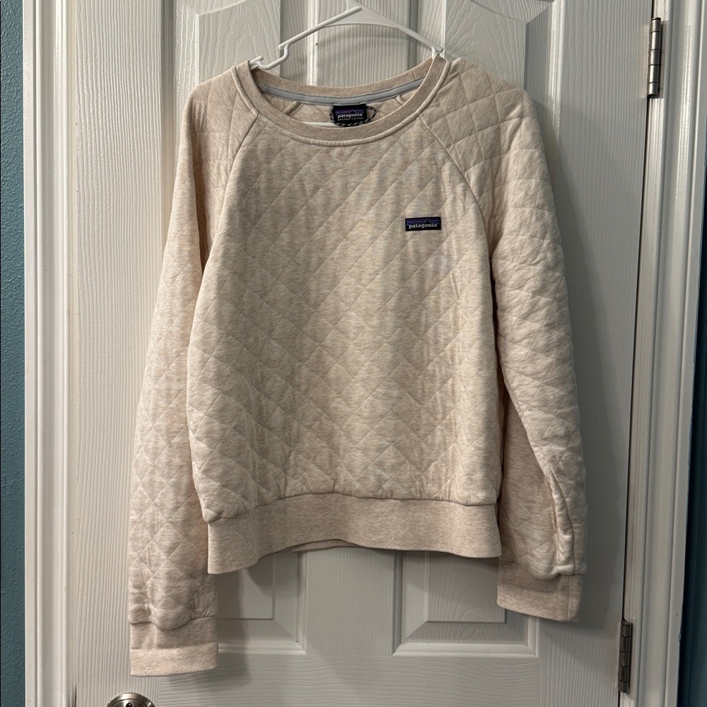 Patagonia Women's Organic Cotton Quilt Crew Size‎ Medium Pullover Sweatshirt